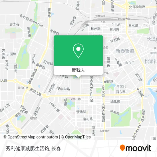 秀利健康减肥生活馆地图