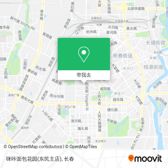 咪咔面包花园(东民主店)地图