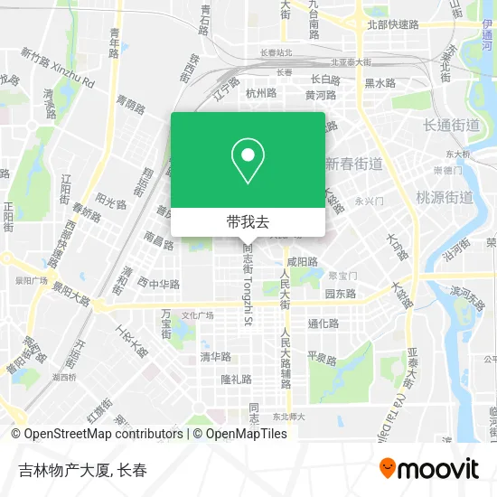 吉林物产大厦地图