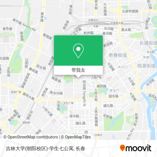 吉林大学(朝阳校区)-学生七公寓地图