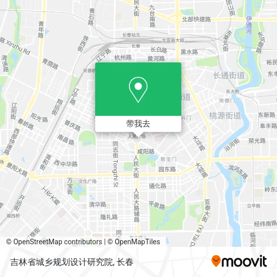吉林省城乡规划设计研究院地图
