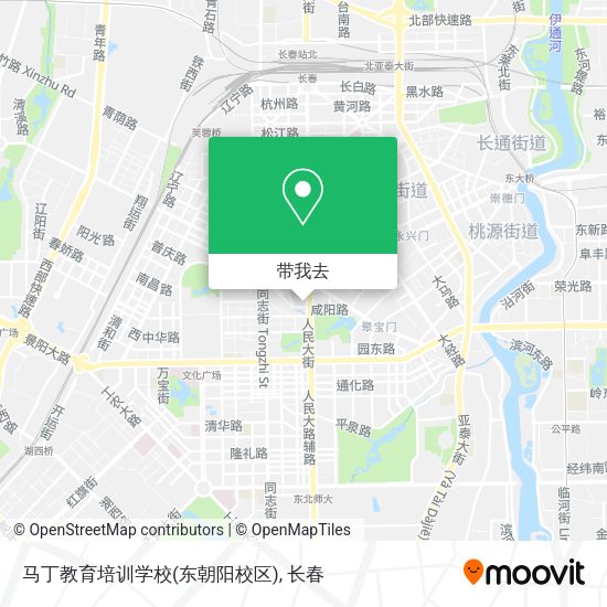 马丁教育培训学校(东朝阳校区)地图