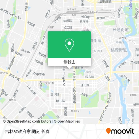 吉林省政府家属院地图