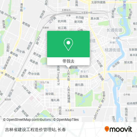 吉林省建设工程造价管理站地图