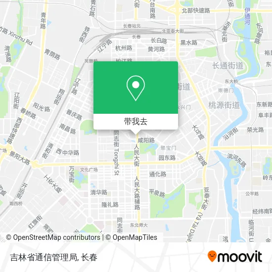 吉林省通信管理局地图
