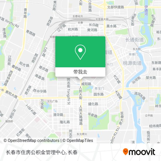 长春市住房公积金管理中心地图