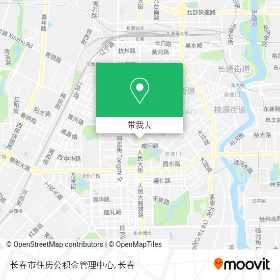 长春市住房公积金管理中心地图