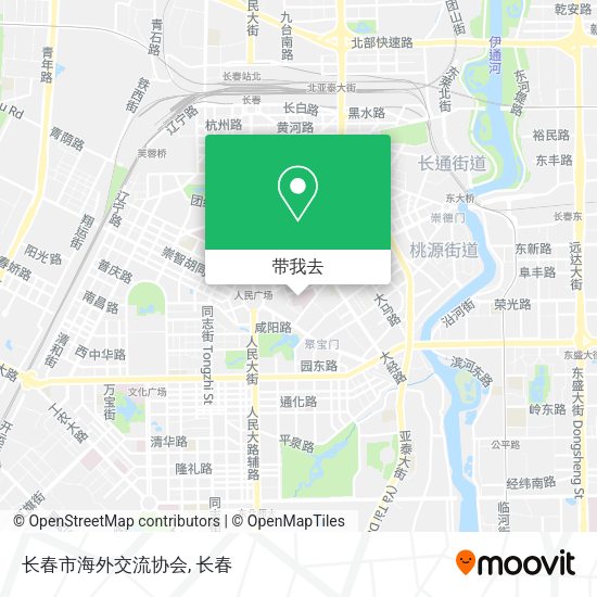 长春市海外交流协会地图