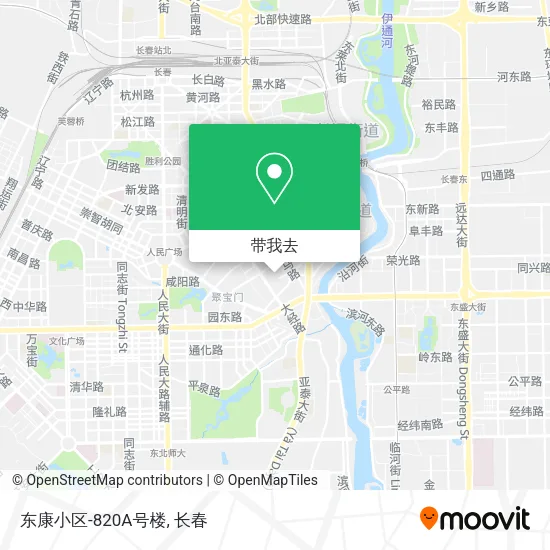 东康小区-820A号楼地图