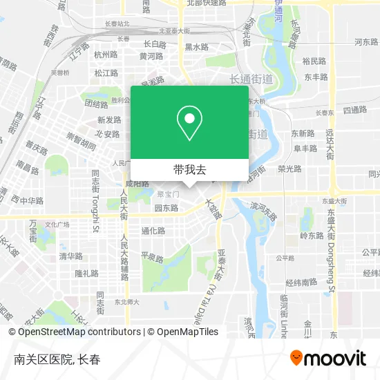 南关区医院地图