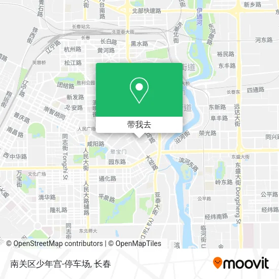 南关区少年宫-停车场地图