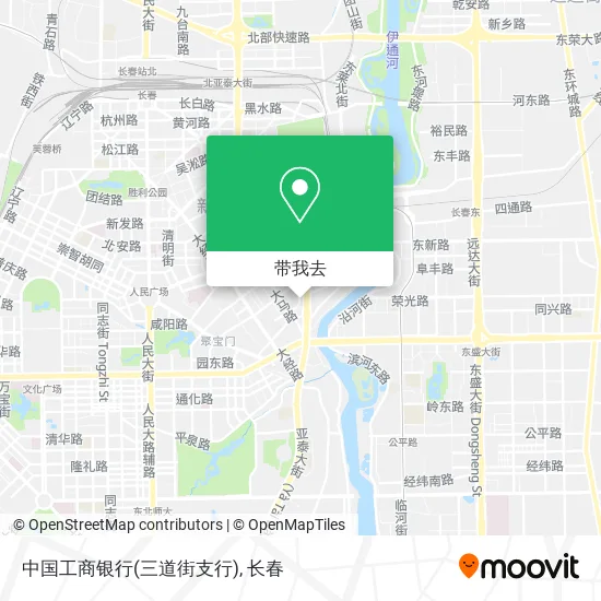 中国工商银行(三道街支行)地图