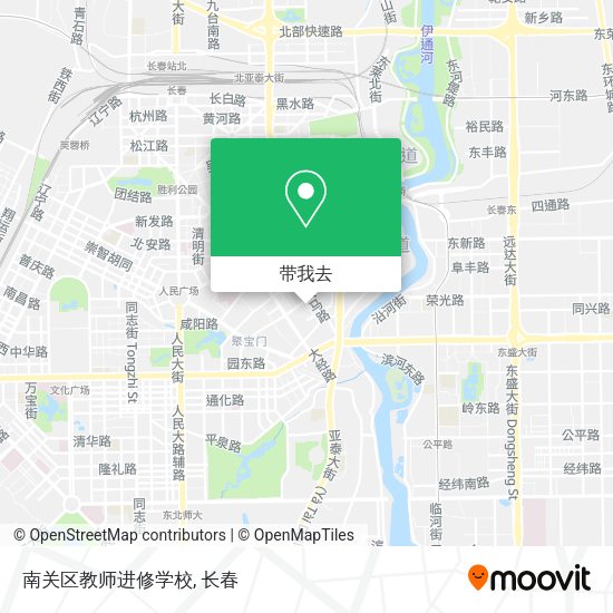 南关区教师进修学校地图