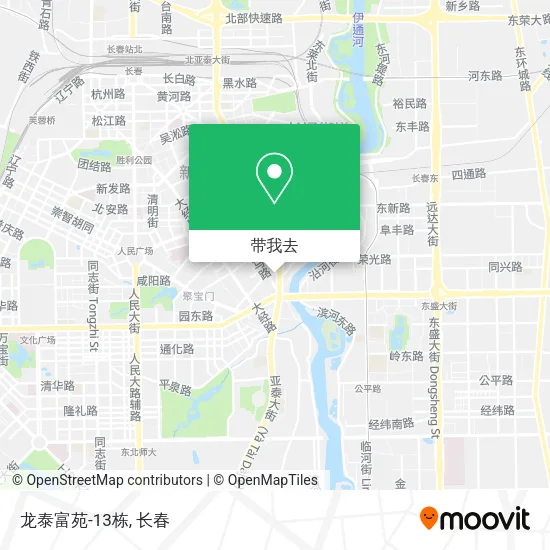 龙泰富苑-13栋地图