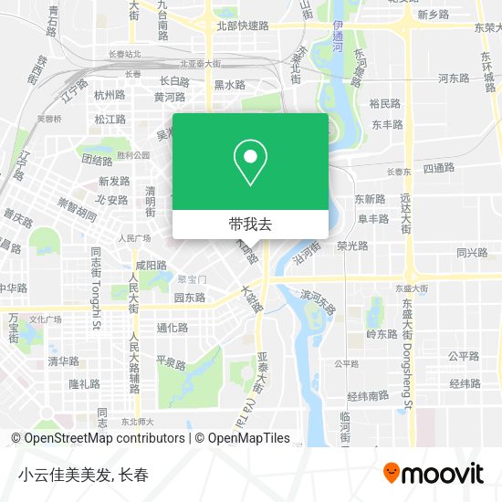 小云佳美美发地图
