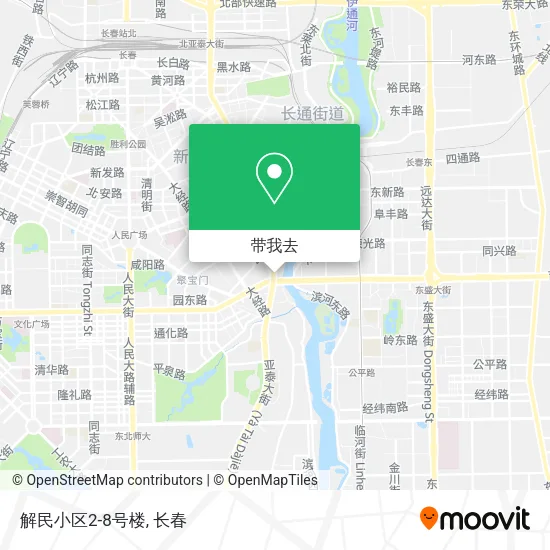 解民小区2-8号楼地图