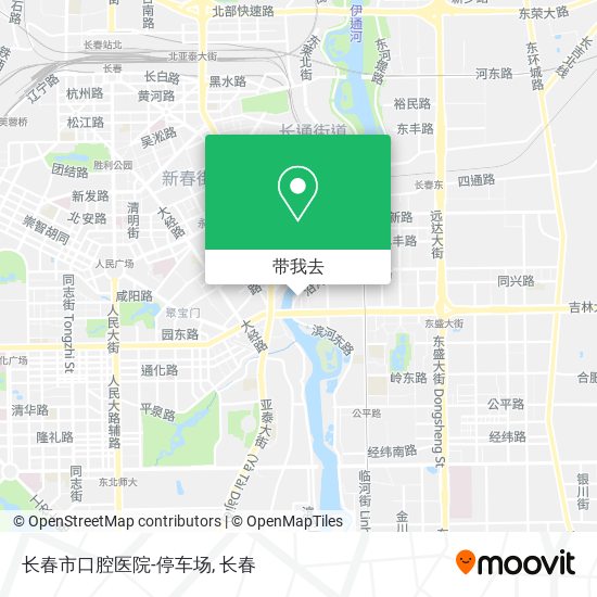 长春市口腔医院-停车场地图