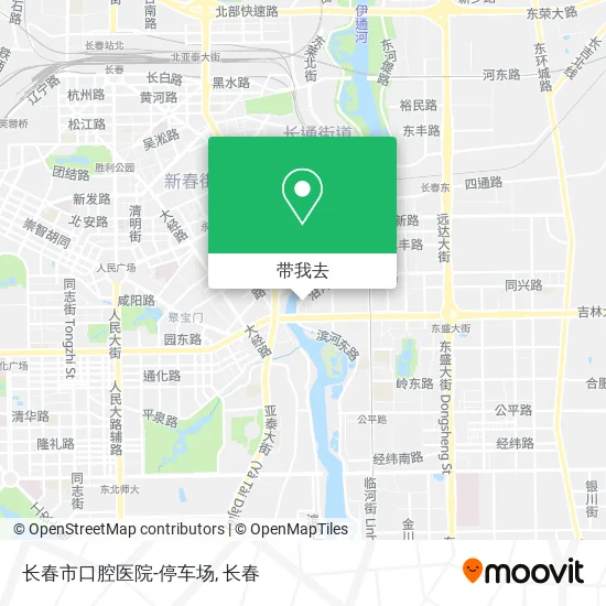 长春市口腔医院-停车场地图