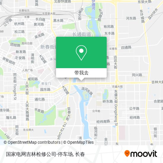 国家电网吉林检修公司-停车场地图