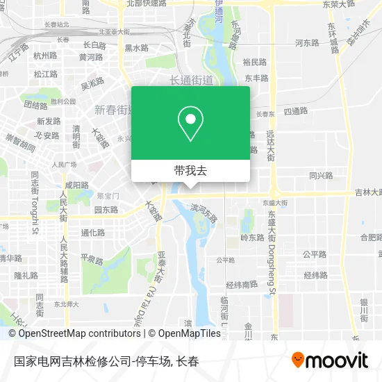 国家电网吉林检修公司-停车场地图