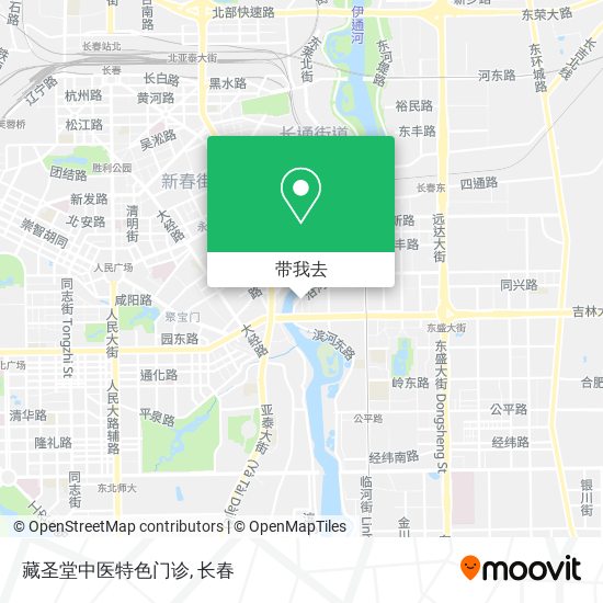 藏圣堂中医特色门诊地图