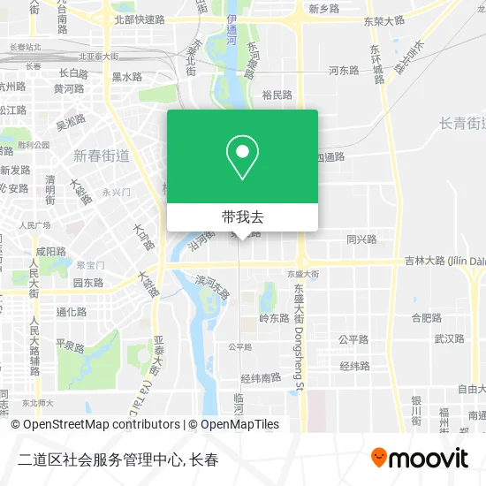 二道区社会服务管理中心地图