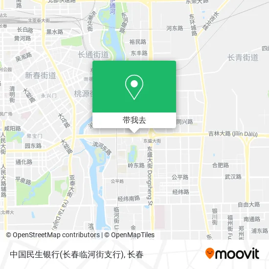 中国民生银行(长春临河街支行)地图