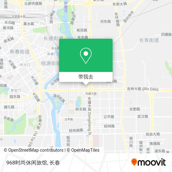 968时尚休闲旅馆地图