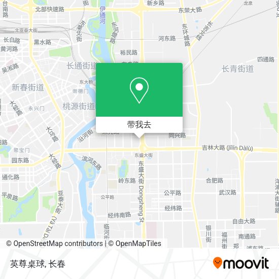 英尊桌球地图