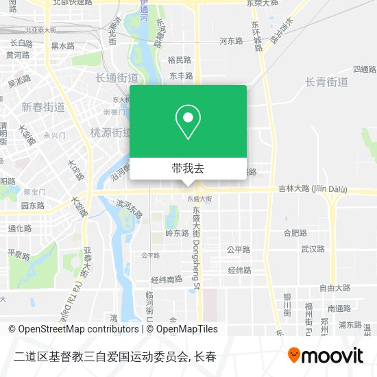 二道区基督教三自爱国运动委员会地图