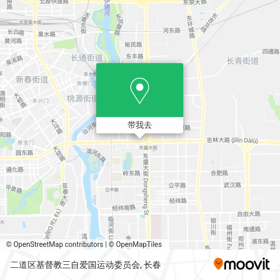 二道区基督教三自爱国运动委员会地图