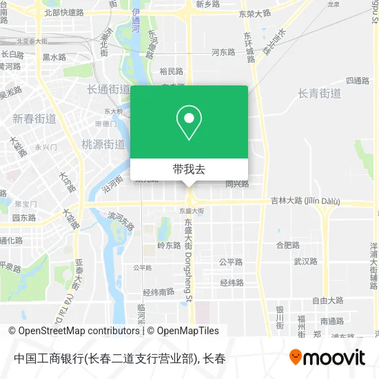 中国工商银行(长春二道支行营业部)地图