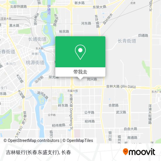 吉林银行(长春东盛支行)地图