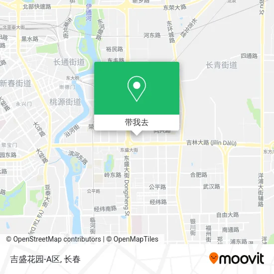 吉盛花园-A区地图