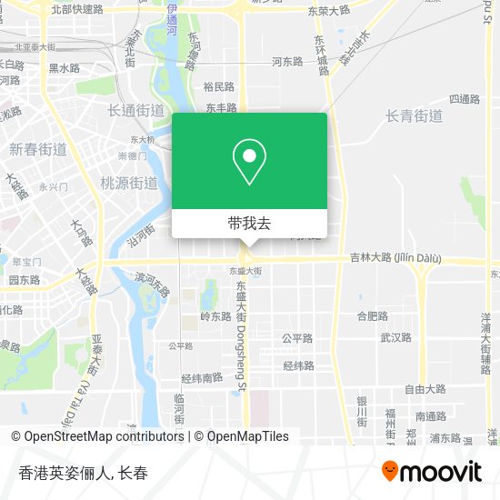 香港英姿俪人地图