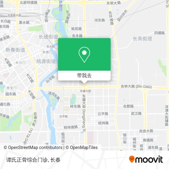 谭氏正骨综合门诊地图
