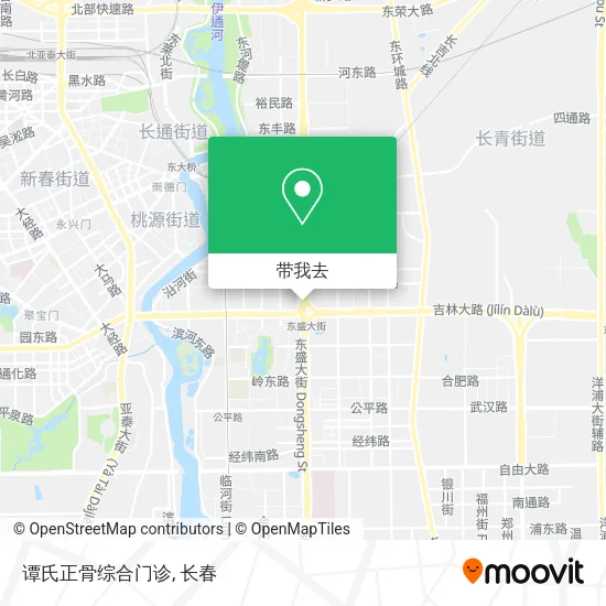 谭氏正骨综合门诊地图