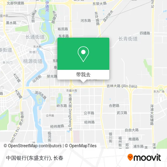 中国银行(东盛支行)地图