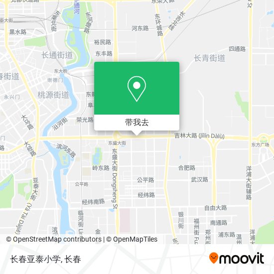 长春亚泰小学地图
