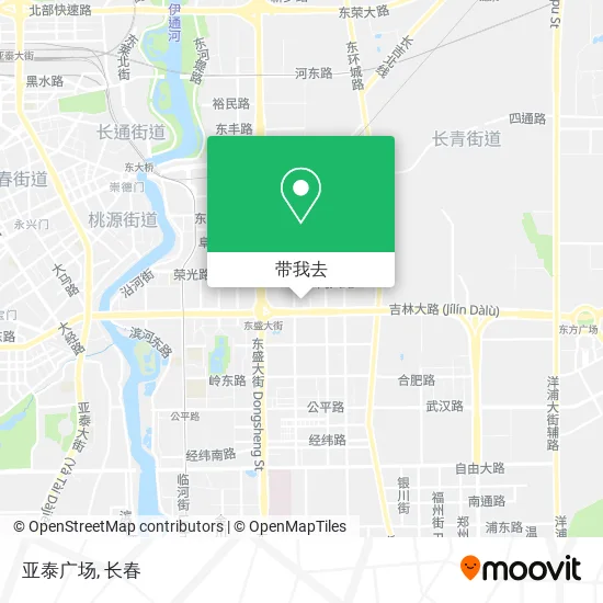 亚泰广场地图