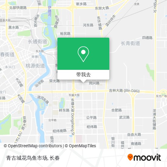 青古城花鸟鱼市场地图