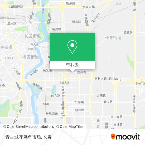 青古城花鸟鱼市场地图