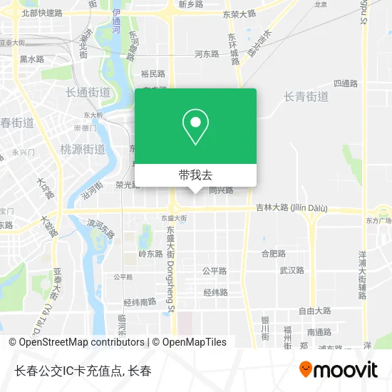 长春公交IC卡充值点地图