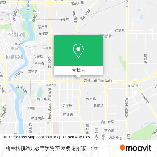 格林格顿幼儿教育学院(亚泰樱花分部)地图