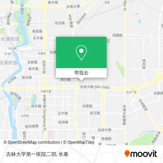 吉林大学第一医院二部地图