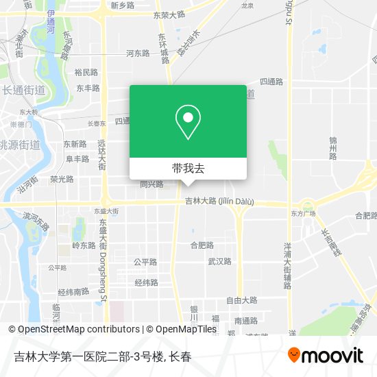 吉林大学第一医院二部-3号楼地图