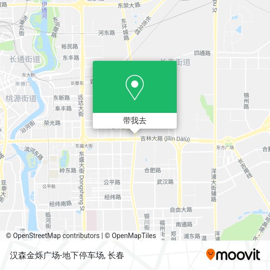 汉森金烁广场-地下停车场地图