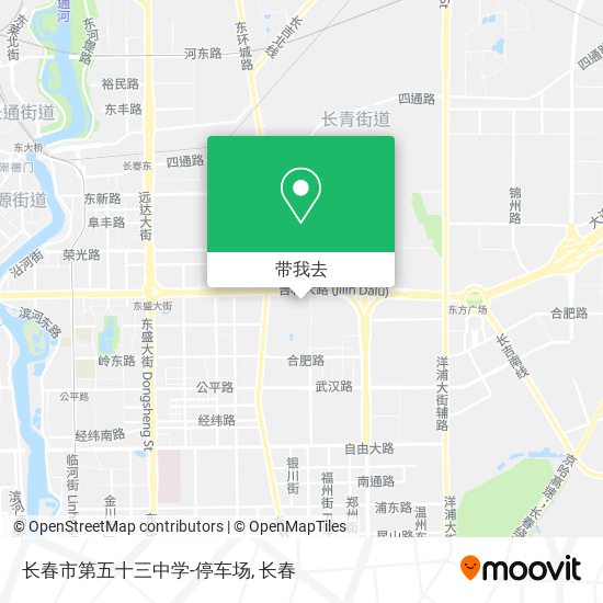 长春市第五十三中学-停车场地图