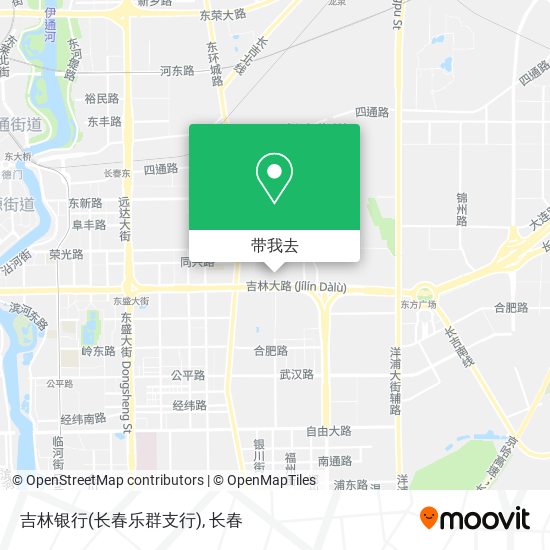 吉林银行(长春乐群支行)地图