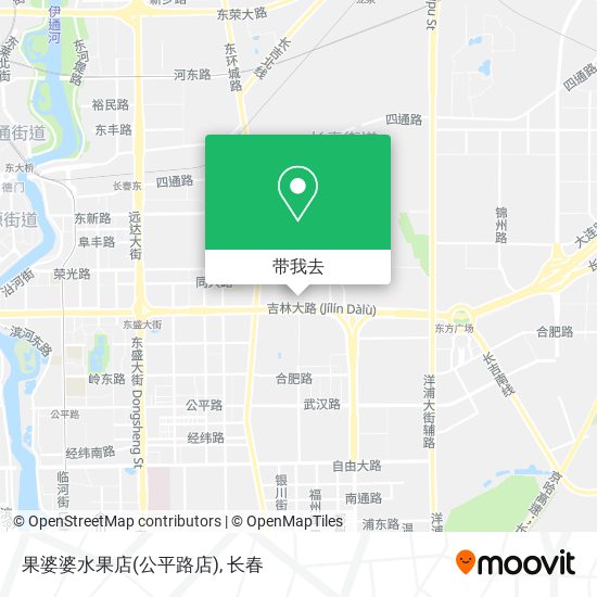 果婆婆水果店(公平路店)地图